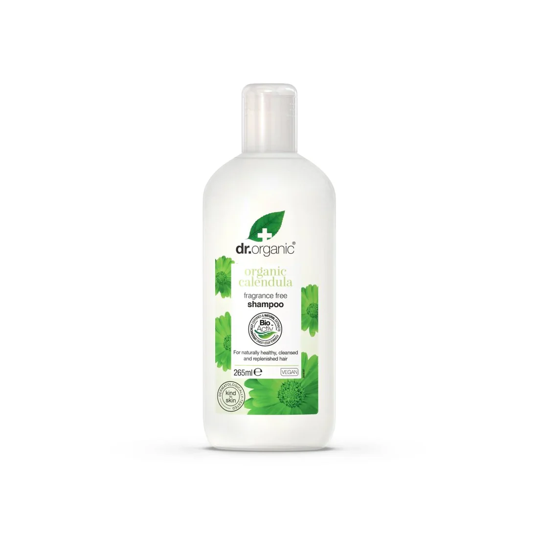 Dr Organic Champú de Caléndula para Cuero Cabelludo Sensible - 265ml