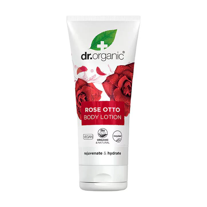 Dr Organic Loción Corporal de Rosa Otto - 200ml