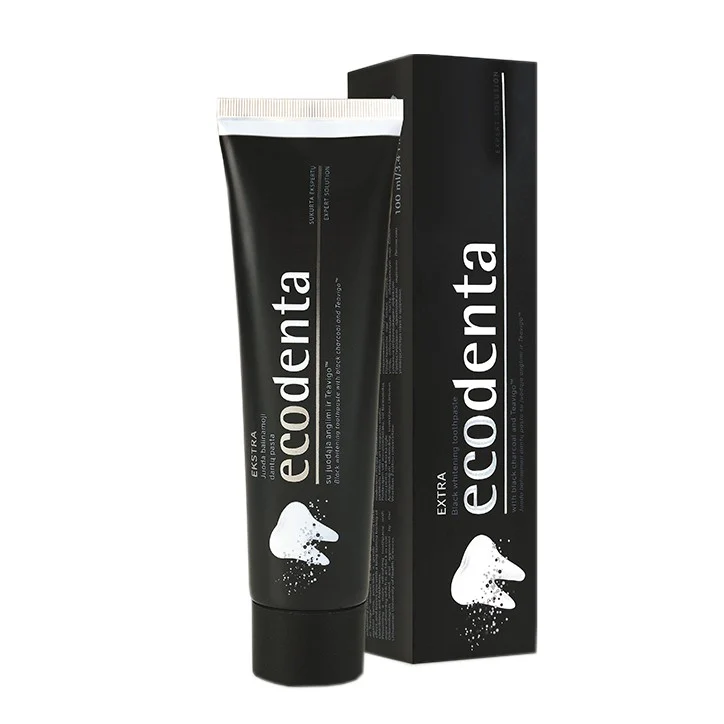 Ecodenta Pasta de Dientes Negra Extra Blanqueadora - 100ml