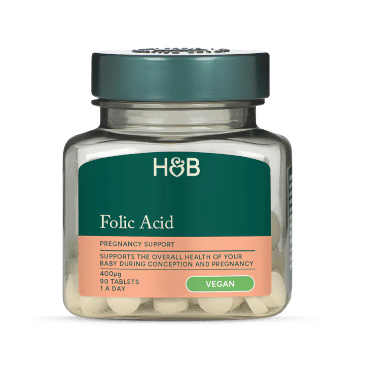 Holland & Barrett Ácido Fólico 400μg - 90 Comprimidos