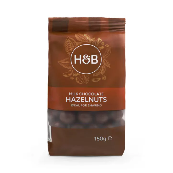 Holland & Barrett Avellanas con Chocolate con Leche - 150 g