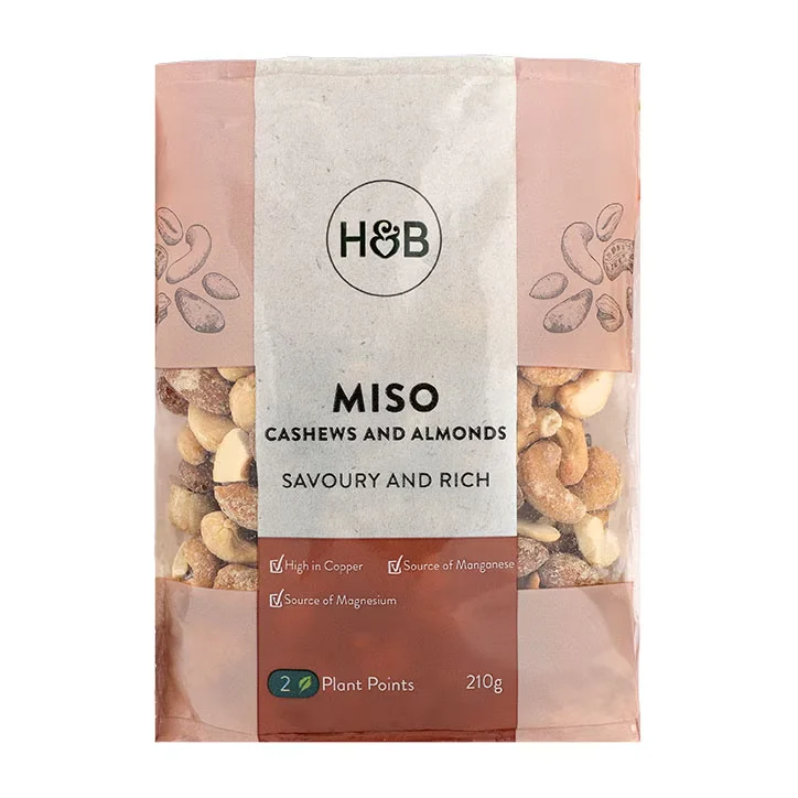 Holland & Barrett Miso Anacardos y Almendras - 210g