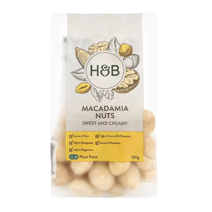 Holland & Barrett Nueces de Macadamia - 100g