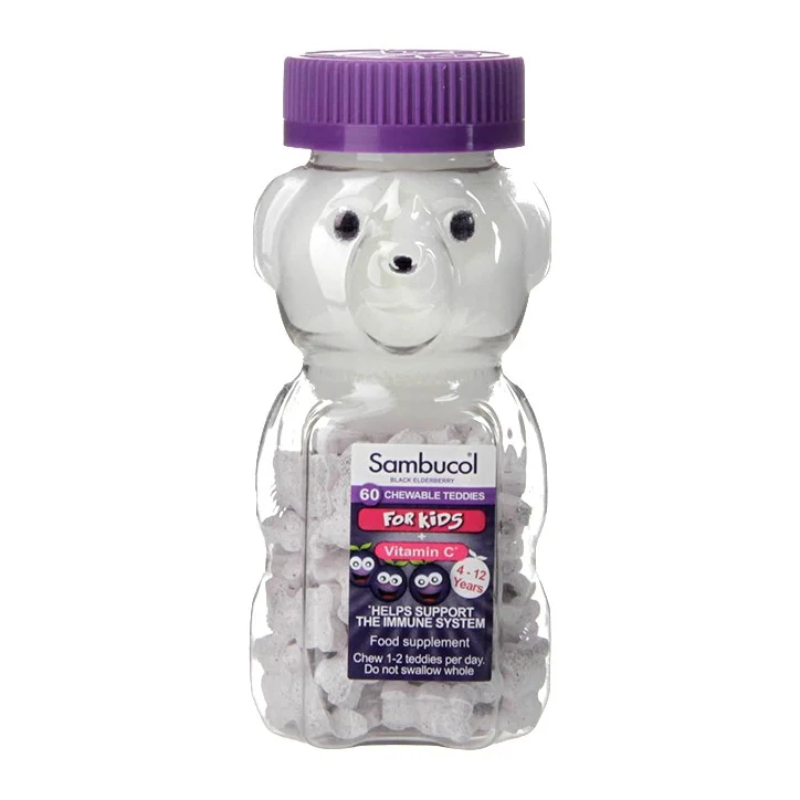 Sambucol Saúco Negro para Niños - 60 Comprimidos Masticables