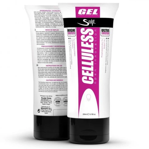 Sculp CELLULESS Crema Anticelulitis para Mujeres - 200ml