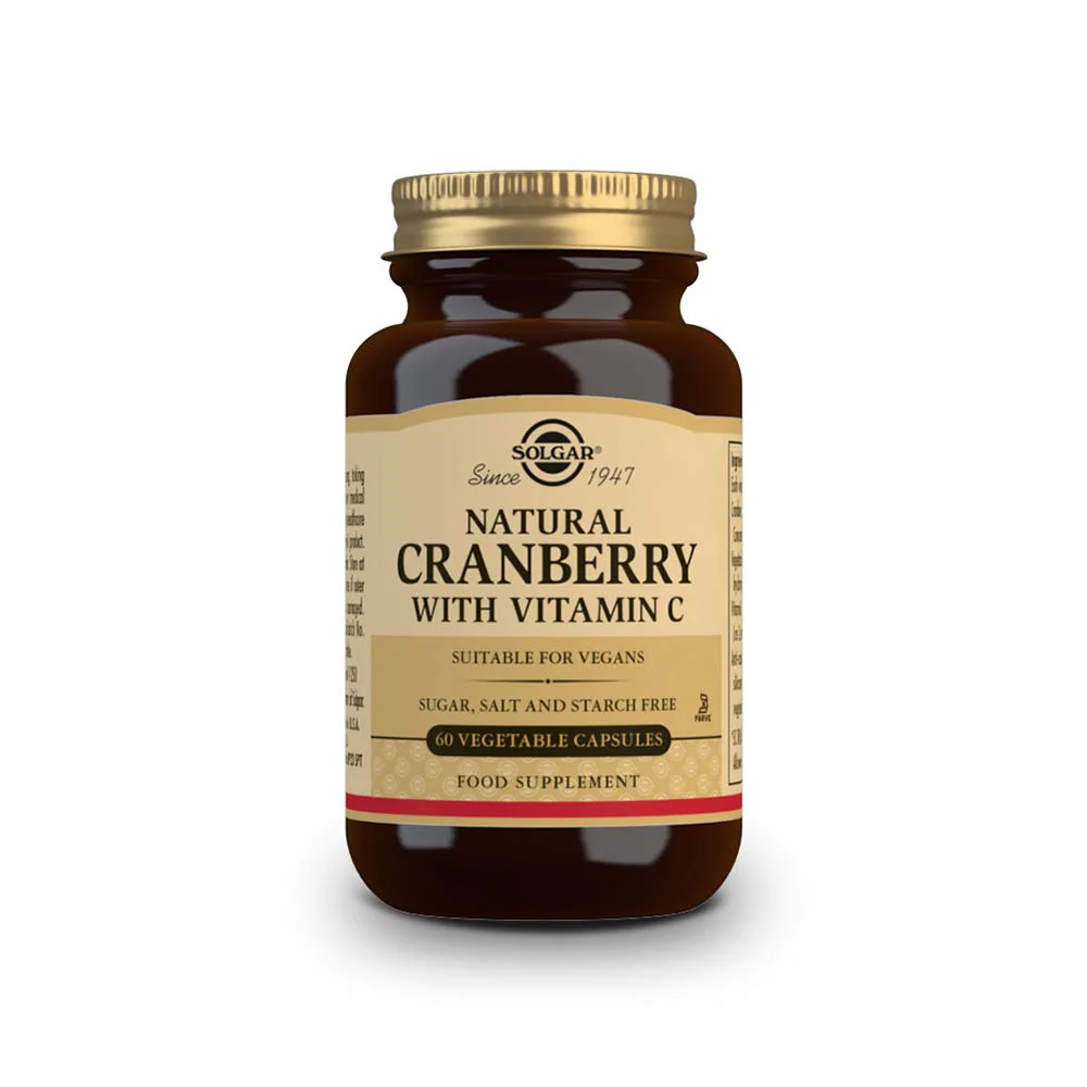 Solgar Arándano Rojo con Vitamina C – 60 Cápsulas vegetales